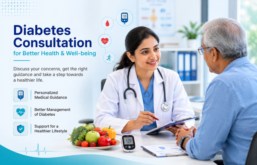 Diabetes Diabetes consultation at Sharthak Hospital in Musakhedi, Indore